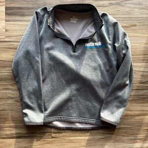 Under Armour Light Gray Fleece Pullover